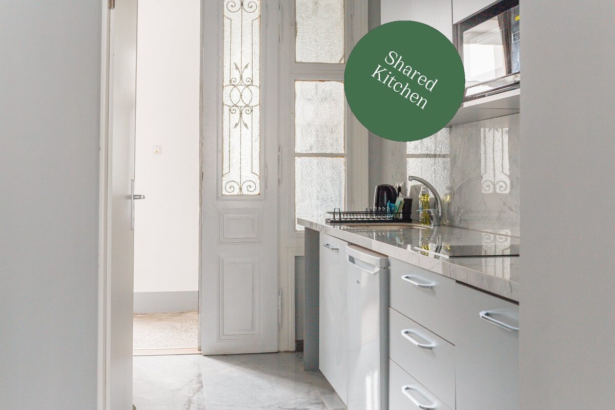 Kitchen with natural light
