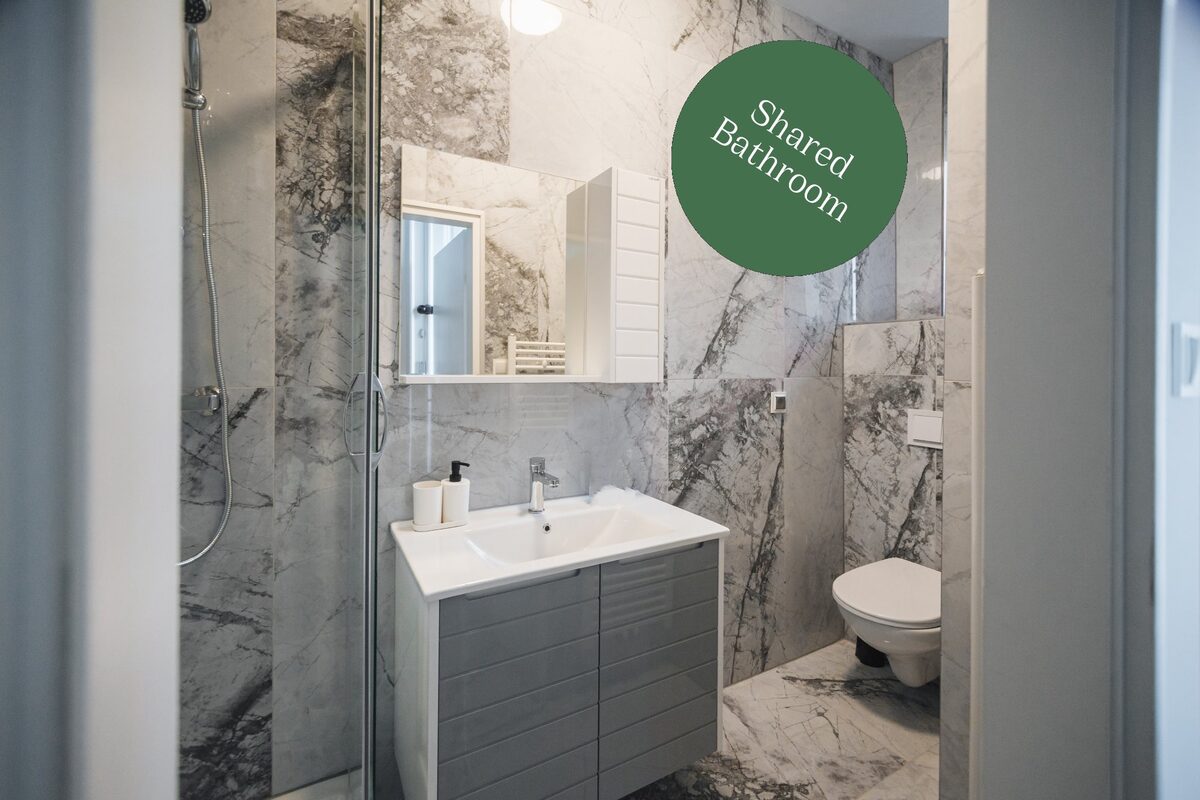 Shared bathroom