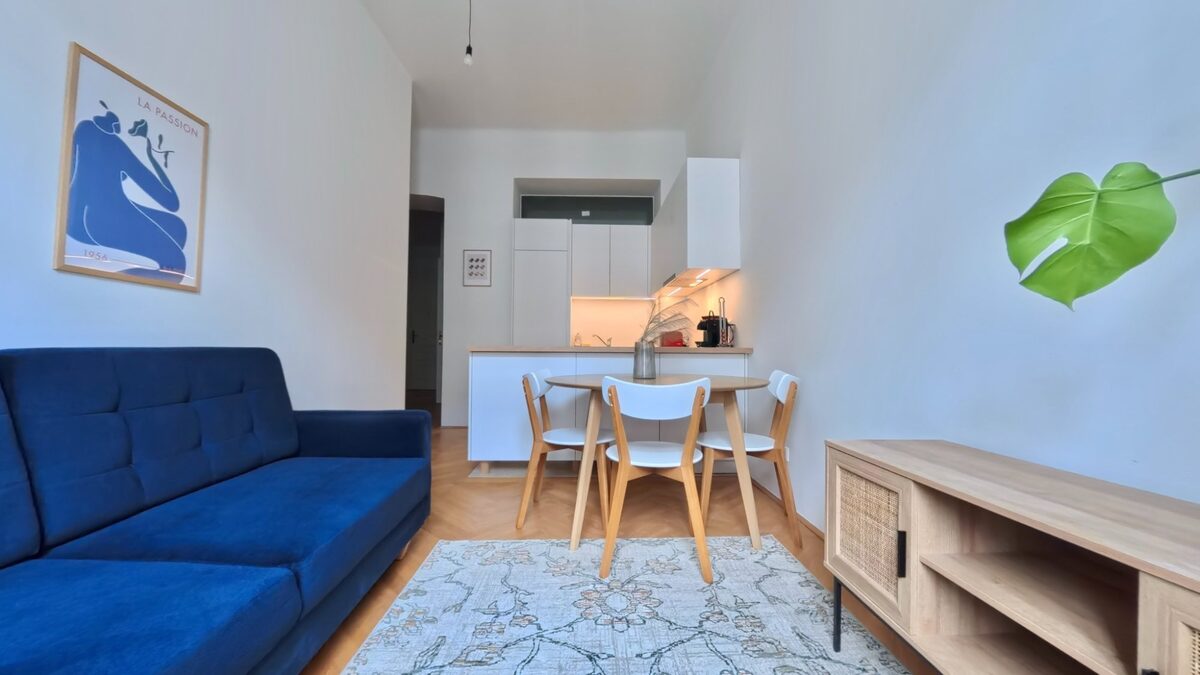 Common area with kitchen